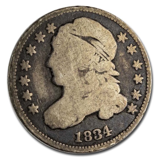 1834 Capped Bust Dime VG (Details) 1834 Capped Bust Dime VG (Details)